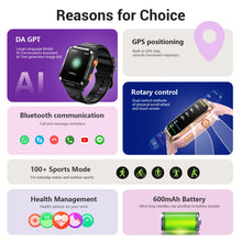 Blackview W10 Pro GPS-Smartwatch mit 1,83-Zoll-TFT-Display und schwarzem Gehäuse