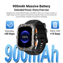 Robuste Outdoor GPS-Smartwatch mit 1,91-Zoll-TFT-Display und 900-mAh-Akku