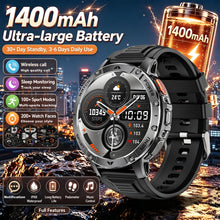 Robuste AK112 Outdoor-Smartwatch für Herren mit 1,7 Zoll Display, Bluetooth 5.2 und IP68