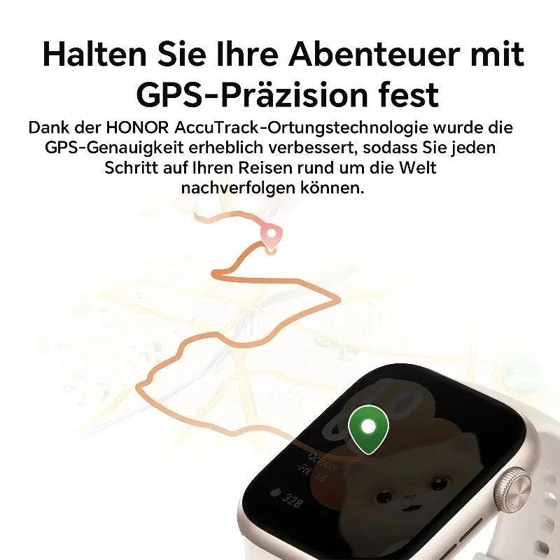 HONOR Watch 5 Smartwatch mit 1,85 Zoll AMOLED Display, GPS und Fitness-Tracking
