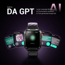 Blackview W10 Pro GPS-Smartwatch mit 1,83-Zoll-TFT-Display und schwarzem Gehäuse