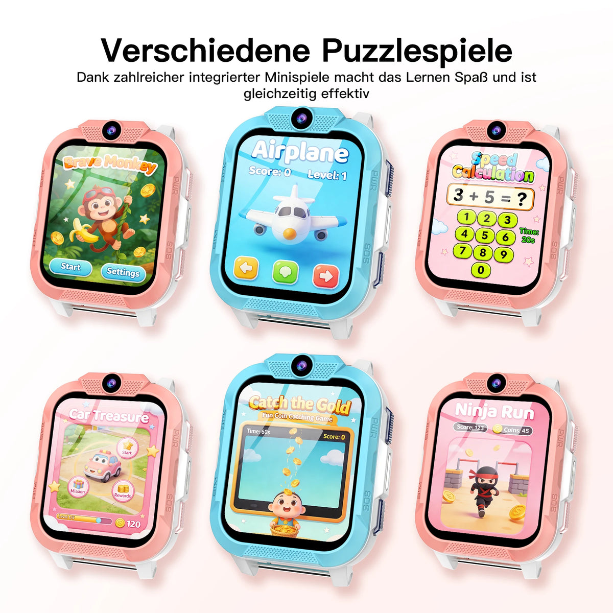 Blackview Z40 Pro 4G Kinder-Smartwatch mit GPS-Ortung und 1,85-Zoll-TFT-Display