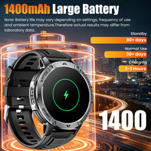 Robuste AK112 Outdoor-Smartwatch für Herren mit 1,7 Zoll Display, Bluetooth 5.2 und IP68