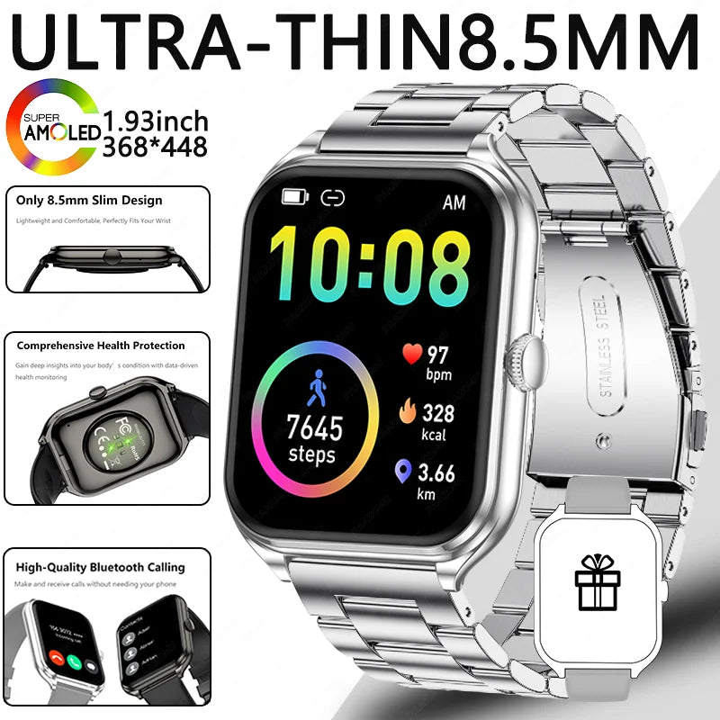 Smartwatch – AMOLED-Display, Bluetooth-Anrufe | Damen & Herren – Produktfoto