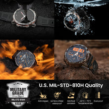 KOSPET TANK T3 Ultra 2 GPS-Smartwatch mit rundem 1,43-Zoll-AMOLED-Display und Edelstahlgehäuse