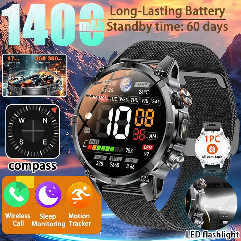 Smartwatch – Bluetooth-Anrufe | Damen & Herren – Produktfoto