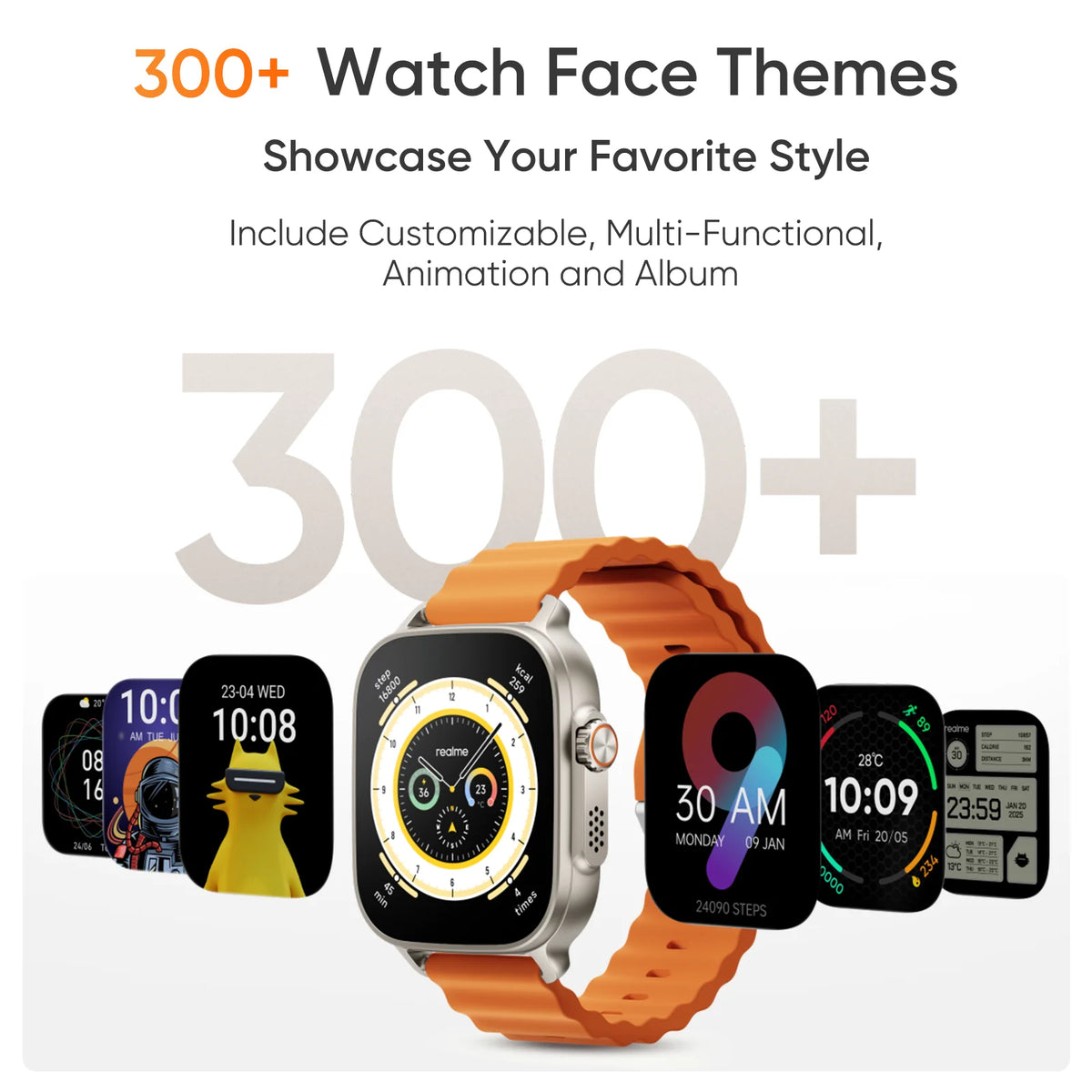 realme Watch 5 Smartwatch mit 1,97-Zoll-AMOLED-Display, GPS und Kompass
