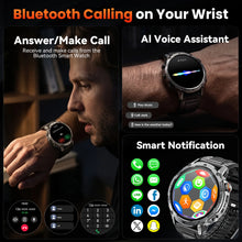 Outdoor-Smartwatch für Herren – 1,7″ HD-Display, 1100 mAh, Bluetooth-Anrufe & LED-Taschenlampe