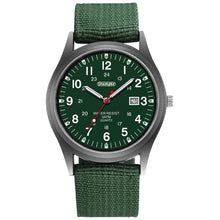 Herrenuhr – Leuchtzeiger, Militär-Stil – Produktfoto