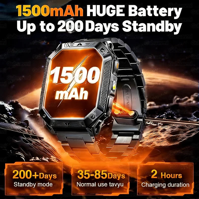 Smartwatch – GPS, Bluetooth-Anrufe | Herren – Produktfoto