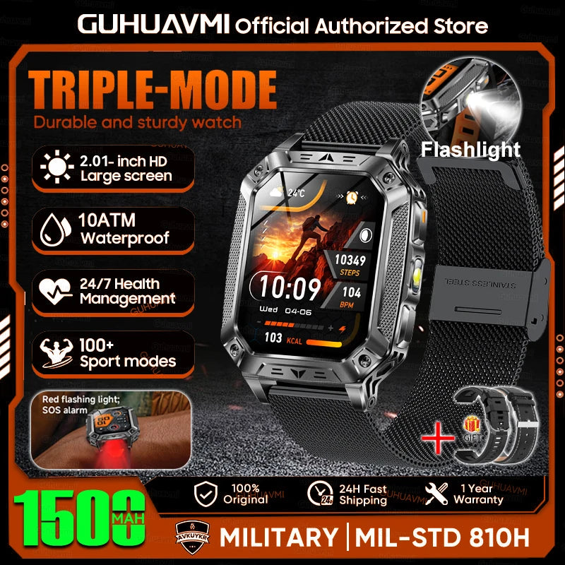 Smartwatch – GPS, Bluetooth-Anrufe | Herren – Produktfoto