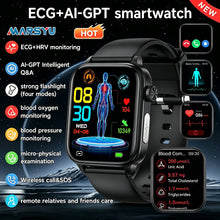 Smartwatch mit 1,96 Zoll AMOLED Display und EKG-, HRV- und SpO2-Funktionen