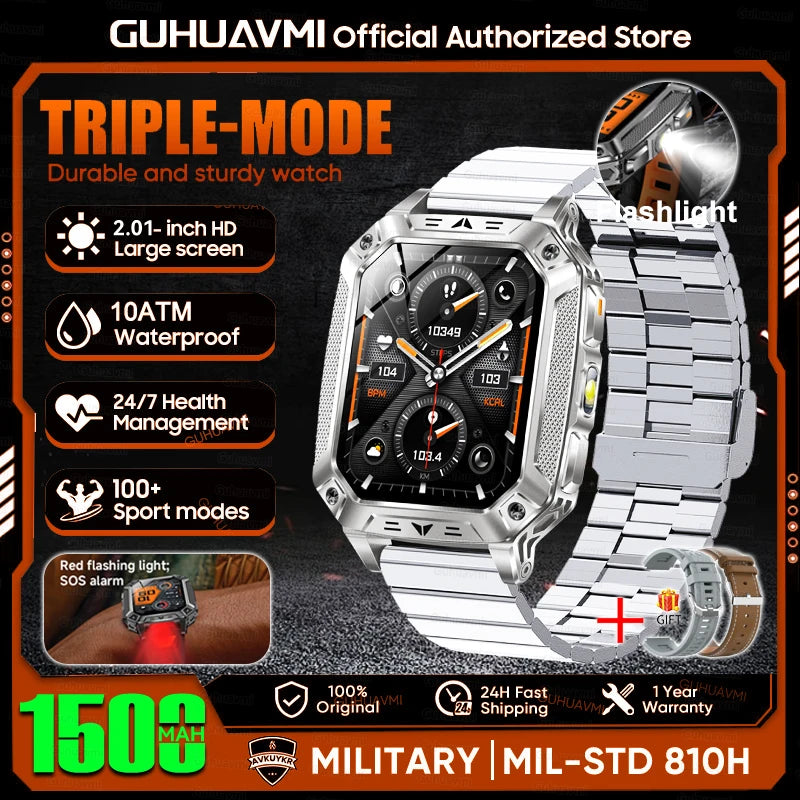 Smartwatch – GPS, Bluetooth-Anrufe | Herren – Produktfoto