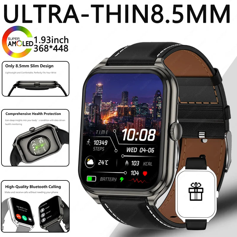 Smartwatch – AMOLED-Display, Bluetooth-Anrufe | Damen & Herren – Produktfoto
