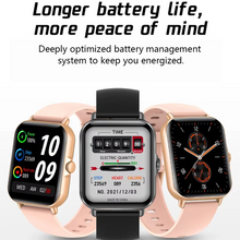Smartwatch mit Bluetooth-Telefonie, Fitness-Tracking und LAXASFIT-App