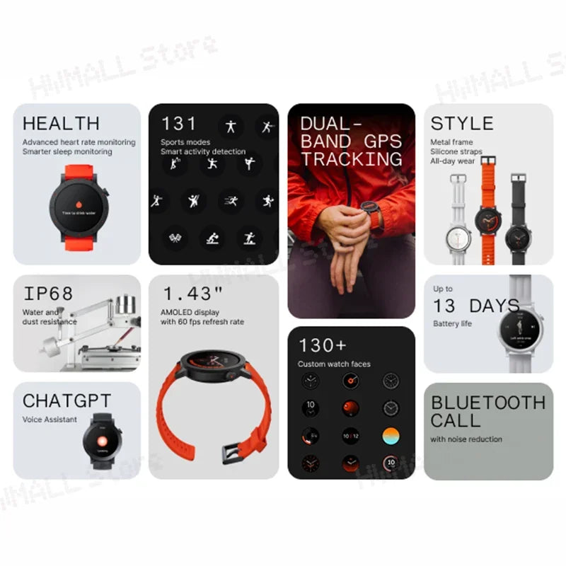 CMF Watch 3 Pro Smartwatch mit rundem 1,43-Zoll-AMOLED-Display und sportlichem Design