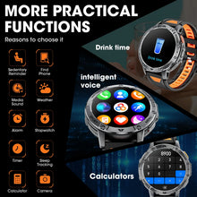 Robuste AK112 Outdoor-Smartwatch für Herren mit 1,7 Zoll Display, Bluetooth 5.2 und IP68