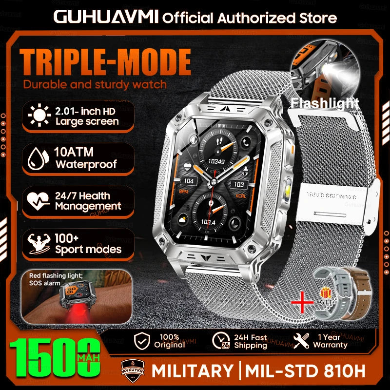 Smartwatch – GPS, Bluetooth-Anrufe | Herren – Produktfoto