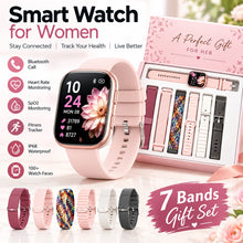Modische Damen-Smartwatch mit 1,83 Zoll Display, Fitness-Tracker und Wechselarmbändern