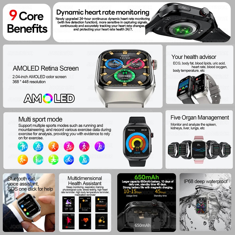 Smartwatch – AMOLED-Display | Damen & Herren – Produktfoto