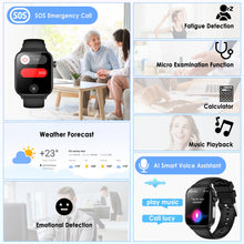 Smartwatch mit 1,96 Zoll AMOLED Display und EKG-, HRV- und SpO2-Funktionen