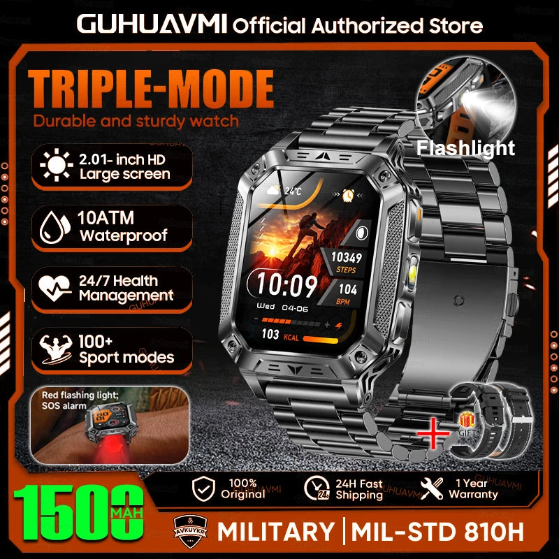 Smartwatch – GPS, Bluetooth-Anrufe | Herren – Produktfoto