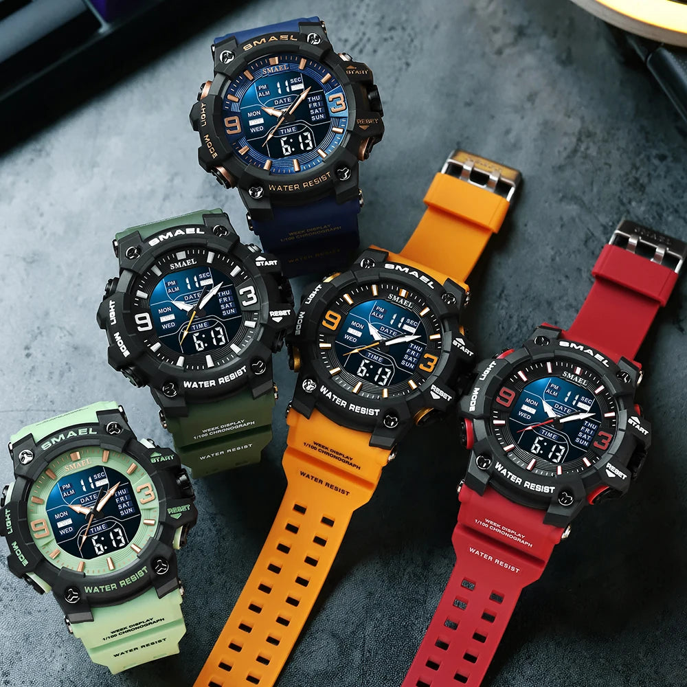 SMAEL 8049 Unisex-Uhr – wasserdicht, Datumsanzeige – Produktfoto