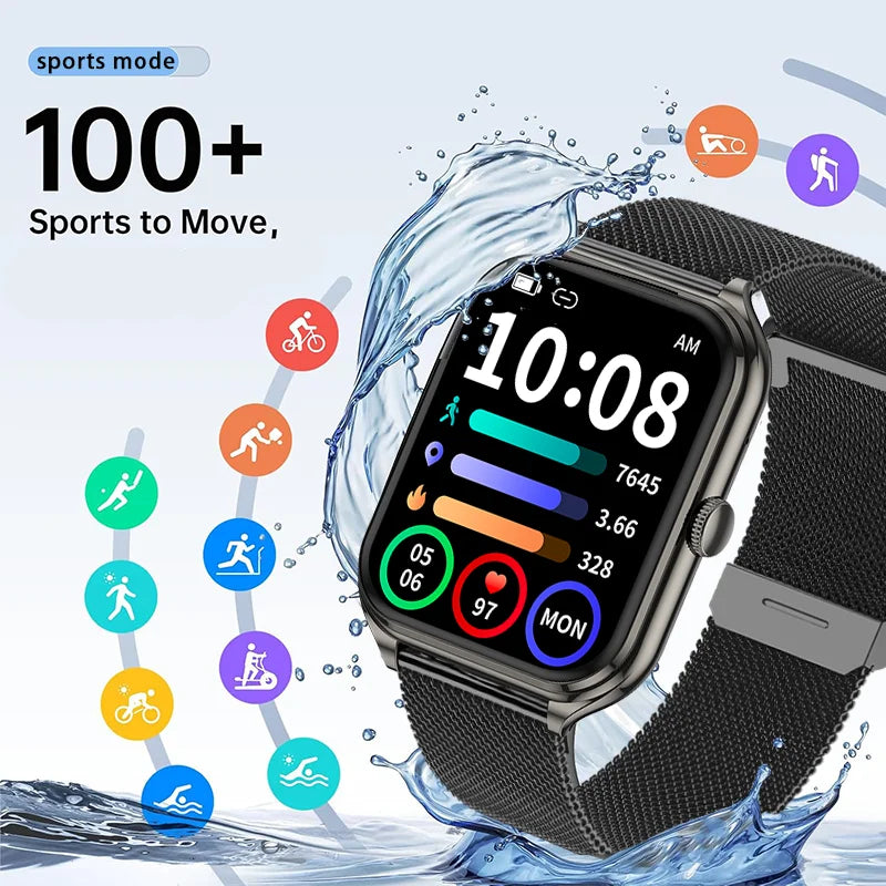 Smartwatch – AMOLED-Display, Bluetooth-Anrufe | Damen & Herren – Produktfoto