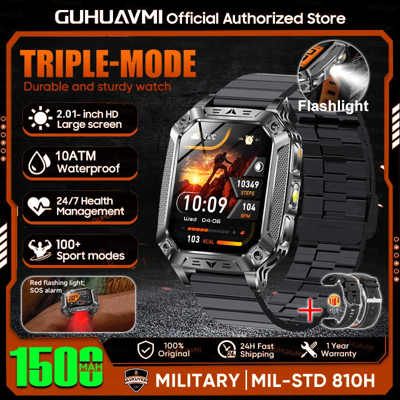 Smartwatch – GPS, Bluetooth-Anrufe | Herren – Produktfoto