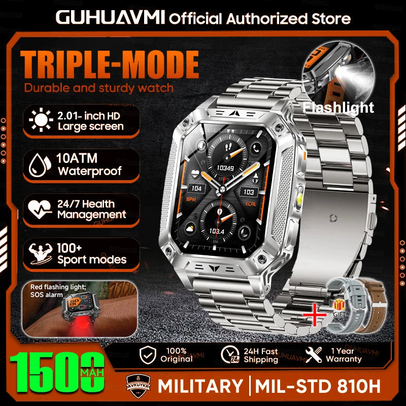 Smartwatch – GPS, Bluetooth-Anrufe | Herren – Produktfoto