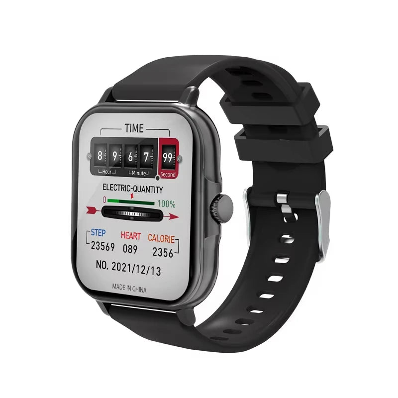 Smartwatch mit Bluetooth-Telefonie, Fitness-Tracking und LAXASFIT-App