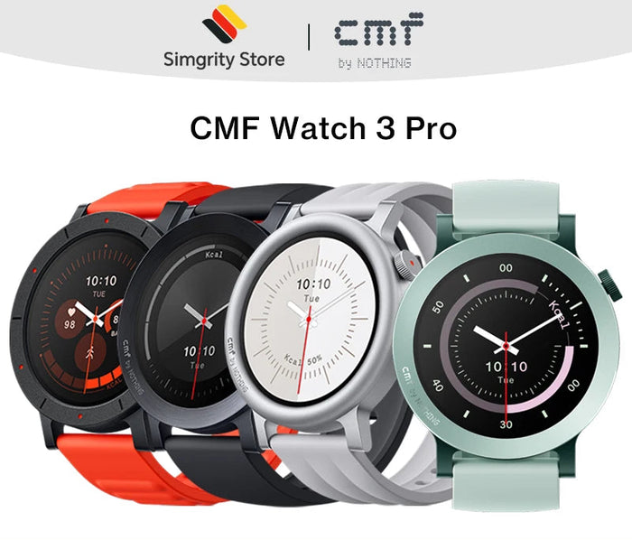 CMF Watch 3 Pro Smartwatch mit rundem 1,43-Zoll-AMOLED-Display und sportlichem Design
