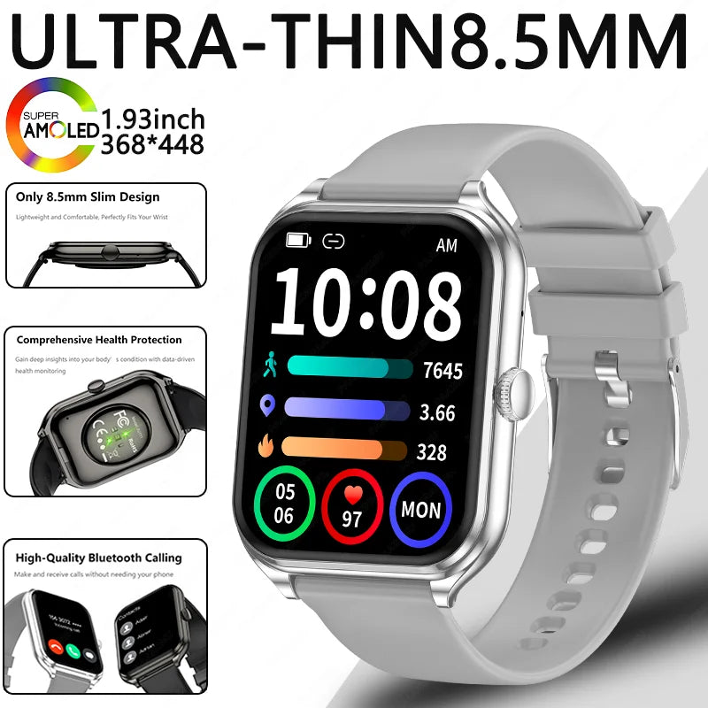 Smartwatch – AMOLED-Display, Bluetooth-Anrufe | Damen & Herren – Produktfoto