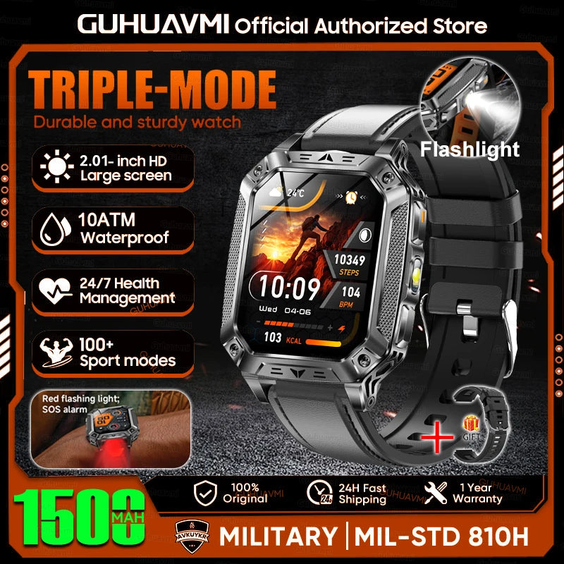Smartwatch – GPS, Bluetooth-Anrufe | Herren – Produktfoto