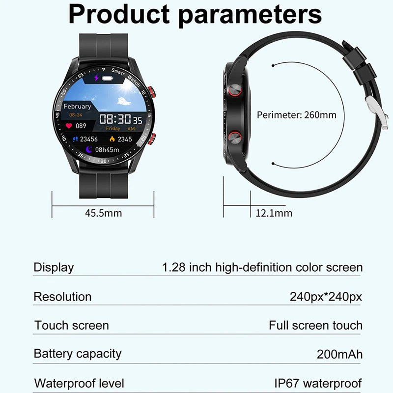 Smartwatch – Bluetooth-Anrufe | Herren – Produktfoto